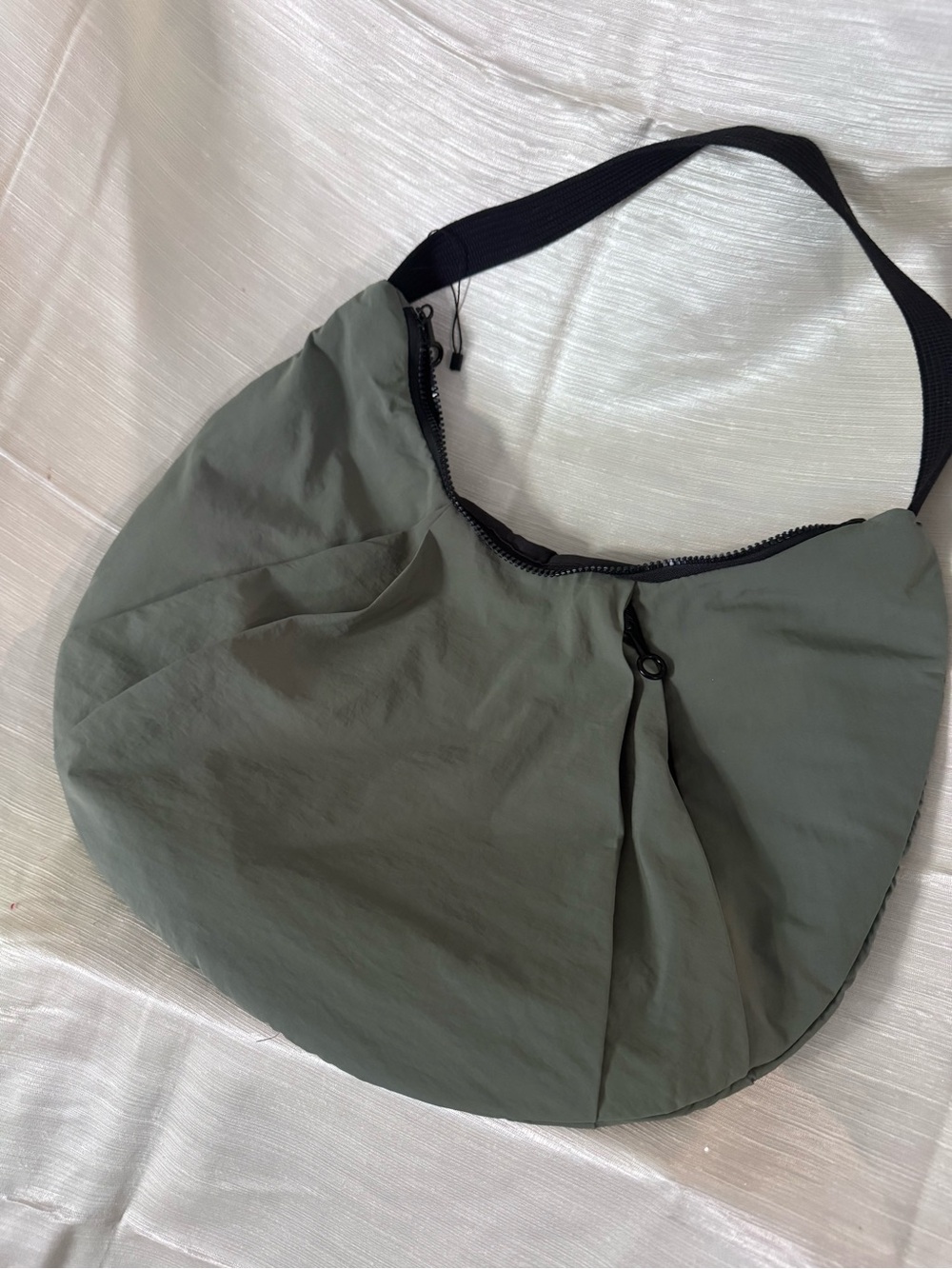 Casual Olive Green Shoulder Bag